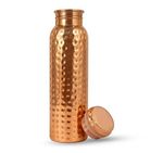 Copper Water Bottle ( 950 ml/34oz ) 100% Pure Ayurvedic Wellness Bottle