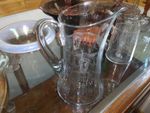 Monongah Springtime Etched Pitcher, Dear Mr.Heintzelman, thank you! 1920's