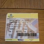 2007 Newcastle V Manchester United  Premier league used Ticket Stub Rare