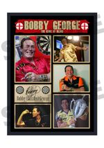 Bobby George Darts Legend A4/A3 Print Memorabilia/Collectable signed #224