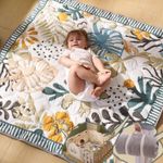 momcozy Baby Play Mat 127x127cm, Water-Resistant Floor Mat, Forest World | Light