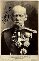 FREDERICK ROBERTS (1832-1914) Signed Photograph - Field Marshall 6"x4" reprint