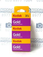 Kodak Gold 200 36 Exposures 35mm Colour Film Triple Pack - Expires June 2026