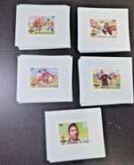 Chad 1978, 33x UNC Special Block Series "Football World Cup Argentina", Silver On