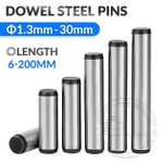 1.5mm 2mm 3mm 4mm 5mm 6mm 8mm - 30mm Metric Dowel Steel Pins Hardened & Ground