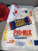 Vintage Woolworths Pic ‘n Mix Colorful Bag - This Listing Is For One Bag 80’s