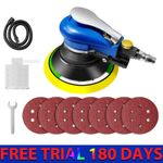 6" Air Random Orbital Sander 150mm Dual Action Pneumatic Air Powered Palm Sander