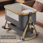 Baby Bedside Crib Sleeper Bassinet Safe Co-Sleeping Storage Bag Easy install New