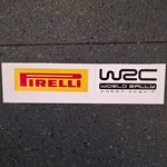 Pirelli & WRC World Rally Championship Rally Stickers Elfyn Evans