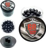 100x Hard Rubber Balls Paintballs 68 Caliber T4E HDR