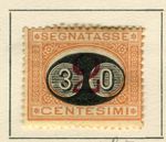 ITALY; 1890 SCARCE classic Postage Due surcharged issue Mint hinged 30/2c. value