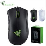 Razer DeathAdder Essential Wired Gaming Mouse 6400DPI Office White Black NEW UK