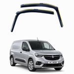 2x Wind Deflectors for Vauxhall Combo E Mk5 (K9) 2018-2026 Rain Guards Visors