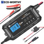 ECO-WORTHY 5A 10A 20A 12V LiFePO4 Lithium Battery Charger AC to DC Smart Charger