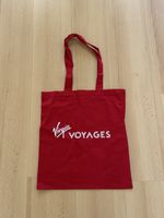Virgin Voyages Red Soft Tote Reusable Shopping Bag Brand NEW