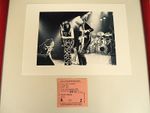 UFO CONCERT TICKET 1980 VINTAGE ORIGINAL + UFO PHOTO [MICHAEL SCHENKER] 1980 GIG