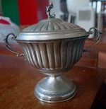 Solid Silver 800 Zingoni Florence Sugar Bowl (45 FI) Weight 109g