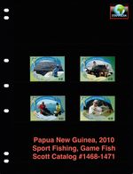 $11.00 Scott Value - 2010 PAPUA NEW GUINEA Big Game Fish Fishing CV MNH NH UMM