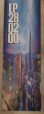 OASIS - STANDING ON THE SHOULDER OF GIANTS - 28/02/00  ORIGINAL PROMO POSTER 