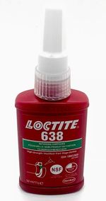 Loctite 638 High Strength Retaining Compound Metal Adhesive Retainer Glue 50ml