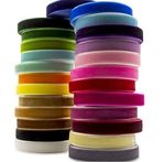 Velvet Ribbon Trim Good Quality Cut to Length 10/16/25mm 45 COLOURS Crafts 1380