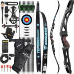 ILF Recurve Bow Arrows Set 66" 68" 70" Aluminum Archery Shooting 18-44lbs RH LH 
