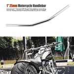 1" inch Motorcycle Handlebar 25mm Chrome Drag Bar for Yamaha Honda Suzuki Harley