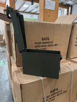 Metal M19A1 .30 Cal Ammo Box Military Storage Container  Brand New