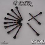 Noir-Not A Castle Tee-Premium 70mm Bamboo Golf Tee - 50 Pack