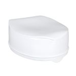 Homecraft Savanah Raised Toilet Seat 6" with Lid, Elongated & Elevated Lock S...