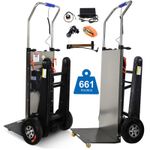 Electric Stair Climbing Hand Trucks Dolly Cart Moving Cart 600W 661lbs Capacity