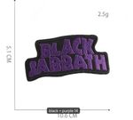 BLACK SABBATH HEAVY METAL BAND PATCH BLACK PURPLE IRON OR SEW ON Ozzy