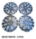 4 PCS CITROEN 16 INCH LAUZIERE WHEEL TRIM fits 98167196TW  OE 98167196TW - 4 PCS