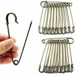Extra Large Bronze Safety Pins Heavy Duty Fastener Kilts Blankets Skirts Pins uk