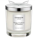 Orange, Cranberry & Cinnamon Luxury Scented Soy Candle 30 cl with Gift Box