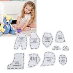 Memory Bear Template Ruler Set Acrylic Memory Bear Sewing Pattern Template Part