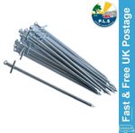 PLS 20x Tarzan Rock Peg Metal Hard Ground Earth Awning Tent Pin Caravan-6006200