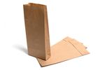 Heavy Duty Brown Kraft Block-Bottom Bags