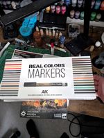 AK Real Colors Acrylic Marker Set, Multicolour Markers Set RCM150
