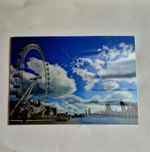 3D LENTICULAR HOLOGRAPHIC 3D HOLOGRAPHIC POSTCARD LONDON  EYE AND H O PARLIAMENT