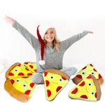 Plush Pizza Slices for Kids Soft Stuffed Toys Perfect Gift for Kids X-Mas
