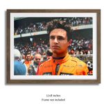 Lando Norris Hand Signed F1 McLaren Head Shot A4 Photo - PSA Approved Card & COA