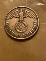 1937 German 2 Pfennig Coin 3rd Reich Mint Mark A