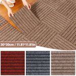 10-60Pack Carpet Tiles Commercial Retail Office Flooring Self Adhesive 12x12 in