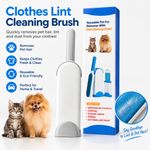 Reusable Pet Hair Remover Lint Brush Self Cleaning Base Dog Cat Fur Remover UK