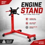 450KG Engine Gearbox Support Stand 1000LBS Swivel Mount Heavy Duty Red Steel
