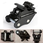 Mini Digger Quick Hitch Manual with Grease Pins 25mm Pins Excavator 0.8-2 Ton