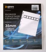 Kenro Negative Storage Pages for 35mm Film 25 Pages Translucent Acid Free