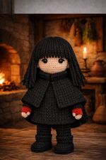 Claudia Winkleman DK Knitting Knit Pattern Only The Traitors 20CM tall