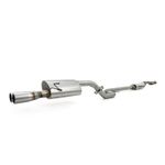 2.5" STAINLESS CATBACK SPORT EXHAUST SYSTEM FOR PEUGEOT 207 1.6 TURBO GTI 06-09